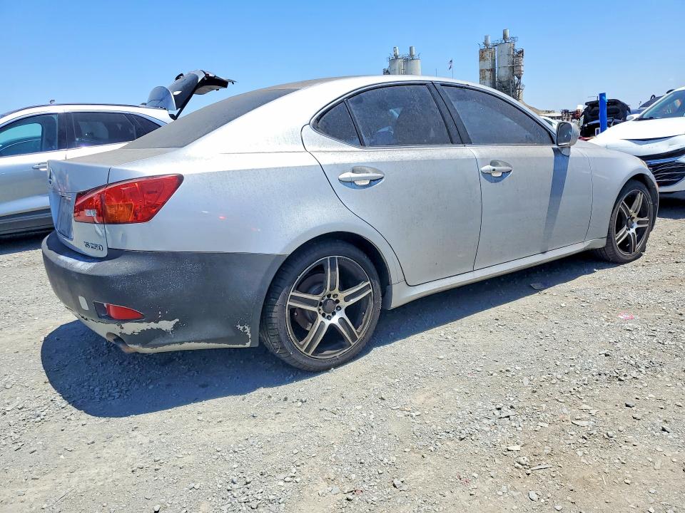 2006 Lexus Is 250 VIN JTHBK262465025436 COPART salvage auction — MINOR DENT/SCRATCHES, Ca - Dis/Dlr/Exp Only Clean Title, sold $650 on 2026-07-03 (photo 3)