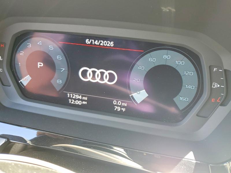 2024 Audi VIN WAUGUDGY6RA137633 COPART salvage auction — FRONT END, Ca - Salvage Certificate, sold $6,200 on 2026-07-06 (photo 9)