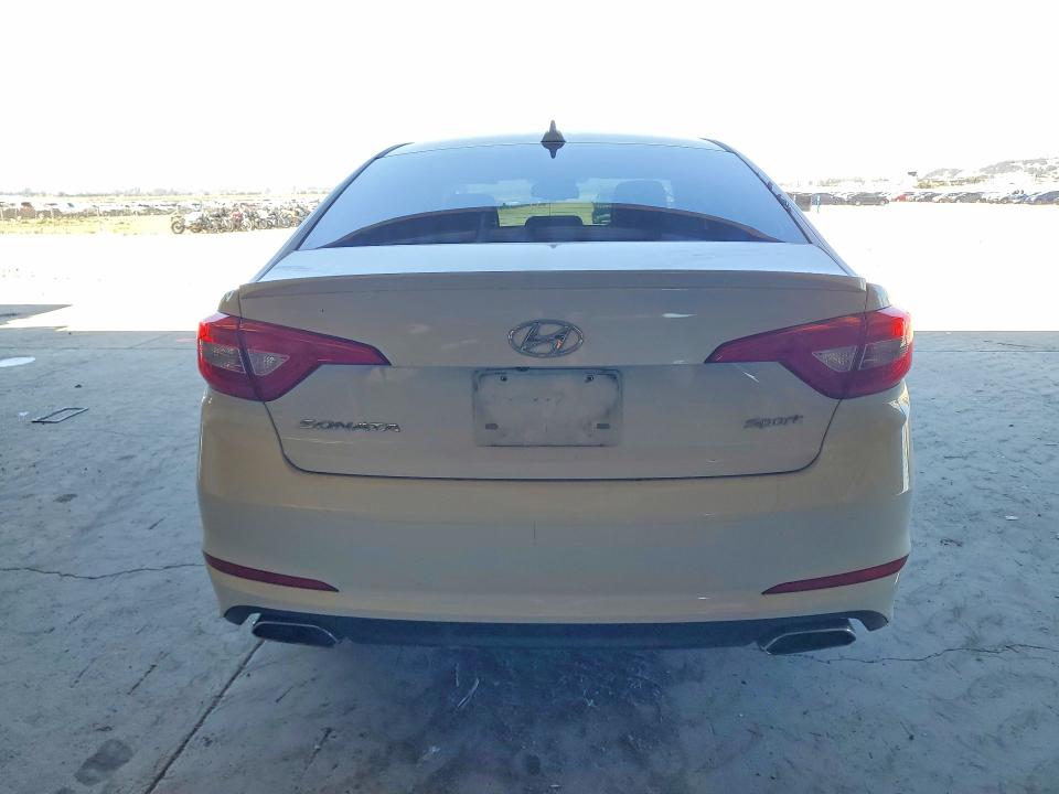 2017 Hyundai Sonata VIN 5NPE34AF3HH555580 COPART salvage auction — VANDALISM, Ca - Salvage Certificate, sold $2,000 on 2026-07-02 (photo 6)