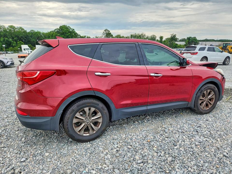2013 Hyundai Santa fe VIN 5XYZU3LB8DG062952 COPART salvage auction — FRONT END, Ga - Cert Of Title-Salvage, sold $2,100 on 2026-07-28 (photo 3)