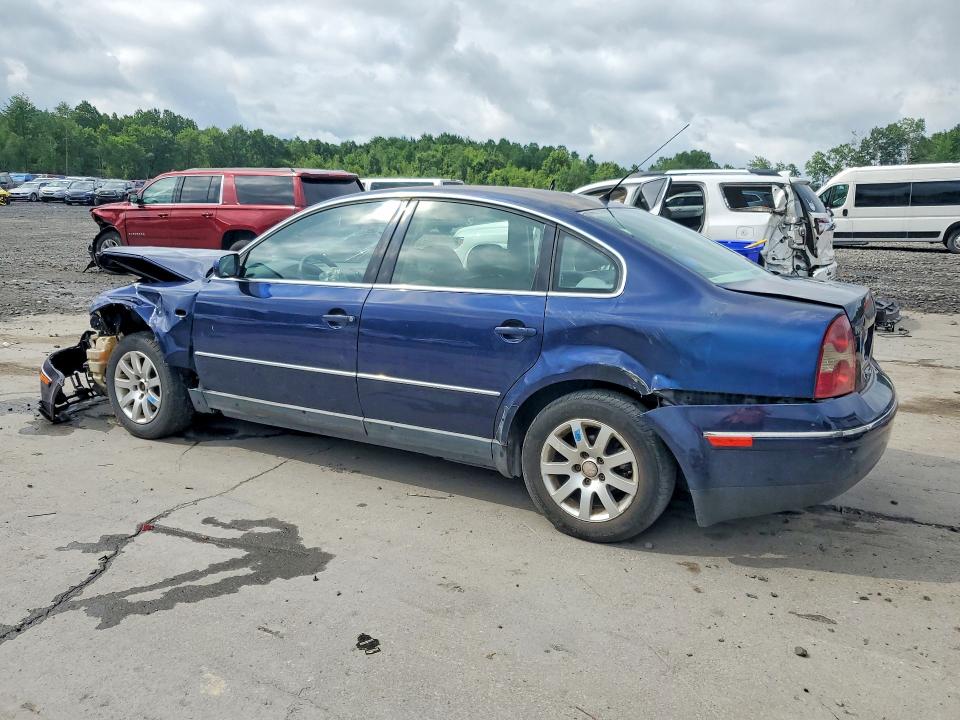 2003 Volkswagen Passat VIN WVWPD63B03P055434 COPART salvage auction — FRONT END, Pa - Certificate Of Salvage, sold $2 on 2026-07-29 (photo 2)