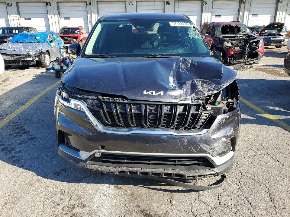 2022 Kia Carnival VIN KNDNB4H38N6171721 COPART salvage auction — FRONT END, KY - CERT OF TITLE-SALVAGE, sold $6,200 on 2026-07-27 (photo 5)