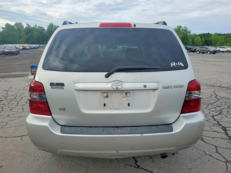 2004 Toyota Highlander VIN JTEDP21A040022047 COPART salvage auction — FRONT END, Ny - Mv-907A Salvage Certificate, sold $625 on 2026-07-09 (photo 6)