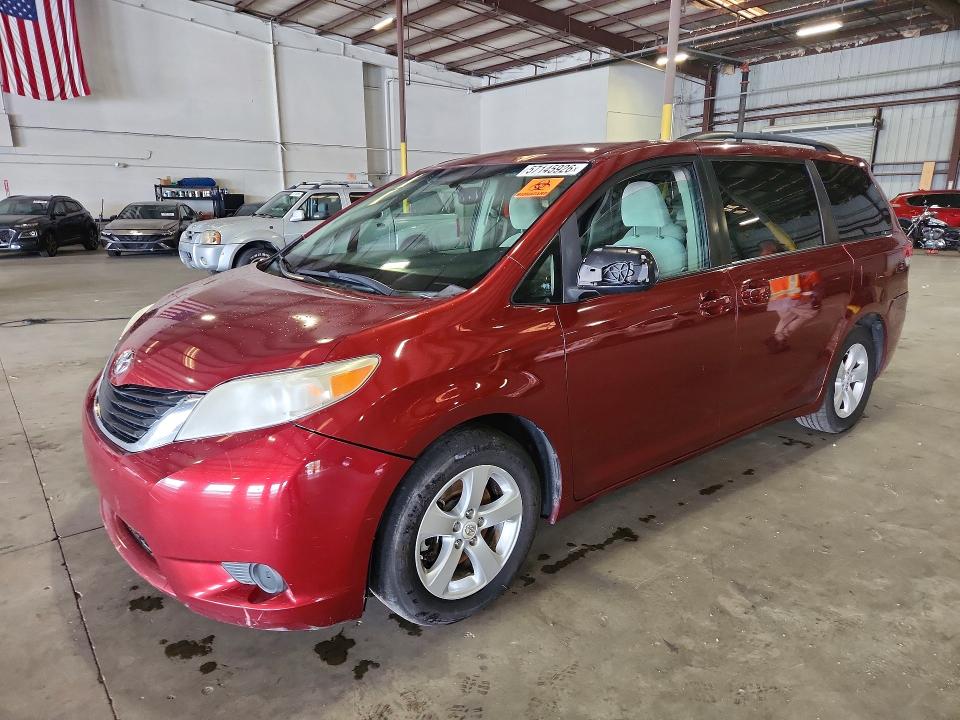 2011 Toyota Sienna VIN 5TDKK3DC4BS123311 COPART salvage auction — MECHANICAL, IN - CERTIFICATE OF TITLE, sold $1,850 on 2026-07-06 (photo 1)