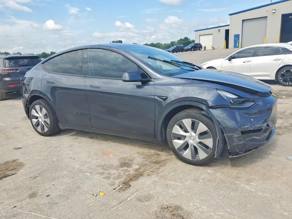 2024 Tesla Model y VIN 7SAYGDEE7RA278838 COPART salvage auction — REAR END, OK - CERT OF TITLE-SALVAGE, sold $625 on 2026-07-21 (photo 4)