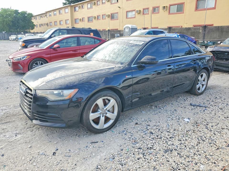 2012 Audi A6 VIN WAUGGAFCXCN156083 COPART salvage auction — SIDE, Fl - Certificate Of Title, sold $350 on 2026-07-10 (photo 1)