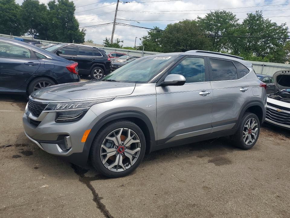 2021 Kia Seltos VIN KNDETCA28M7073659 COPART salvage auction — FRONT END, Oh - Cert Of Title-Salvage, sold $4,150 on 2026-07-17 (photo 1)