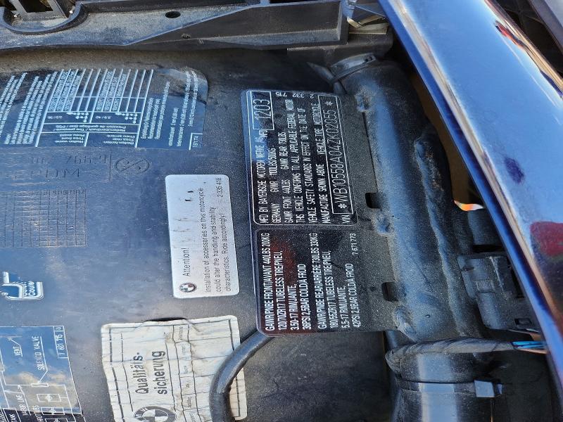 2004 BMW K VIN WB10558A04ZK02055 COPART salvage auction — MINOR DENT/SCRATCHES, PA - CERTIFICATE OF SALVAGE, sold $150 on 2026-07-28 (photo 9)