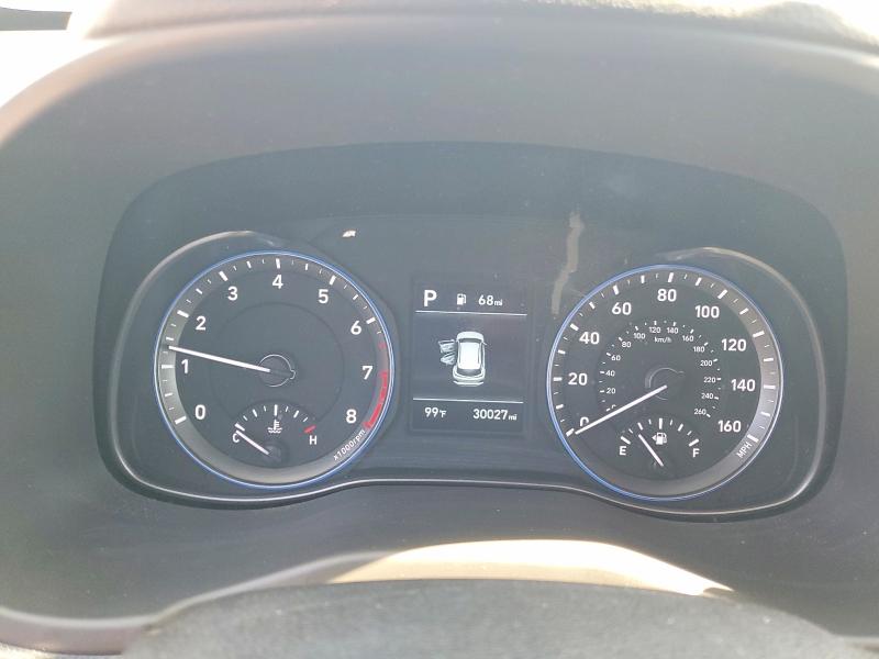 2019 Hyundai VIN KM8K22AAXKU230867 COPART salvage auction — SIDE, Nv - Salvage Title, sold $3,550 on 2026-07-15 (photo 9)
