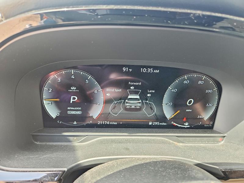 2025 Infiniti Qx60 VIN 5N1AL1FR8SC350058 COPART salvage auction — WATER/FLOOD, Salvage Title, sold $20,000 on 2026-08-26 (photo 9)