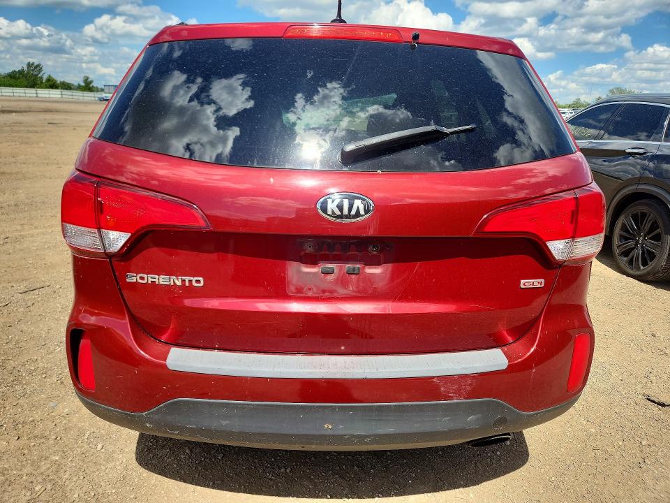 2015 Kia VIN 5XYKT3A64FG578450 COPART salvage auction — ROOF, Il - Salvage Certificate, sold $250 on 2026-07-21 (photo 6)