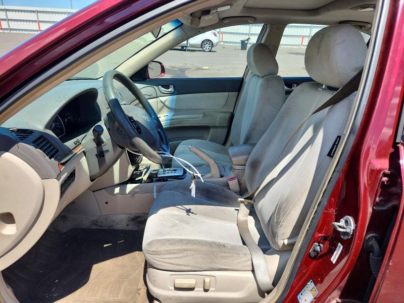 2008 Hyundai Sonata VIN 5NPET46C88H321420 COPART salvage auction — FRONT END, Fl - Cert Of Title Slvg Rebuildable, sold $275 on 2026-07-06 (photo 7)