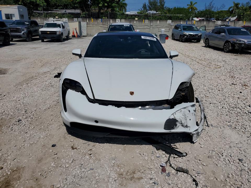2022 Porsche Taycan VIN WP0AA2Y15NSA15165 COPART salvage auction — FRONT END, Fl - Cert Of Title Slvg Rebuildable, sold $18,100 on 2026-09-08 (photo 5)