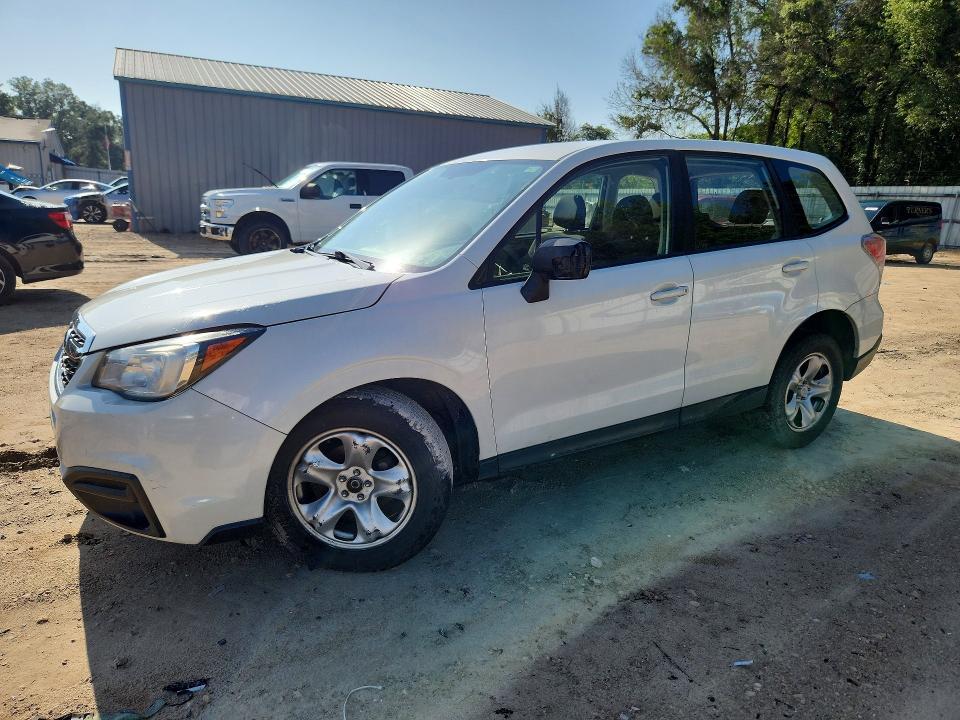 2017 Subaru VIN JF2SJAAC1HH506357 COPART salvage auction — FRONT END, Fl - Cert Of Title Slvg Rebuildable, sold $375 on 2026-07-10 (photo 1)