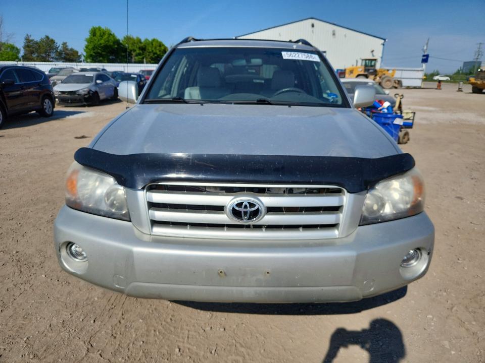 2006 Toyota Highlander VIN JTEEP21AX60138119 COPART salvage auction — REAR END, On - Permit No Brand - Unfit, sold $625 on 2026-07-28 (photo 5)