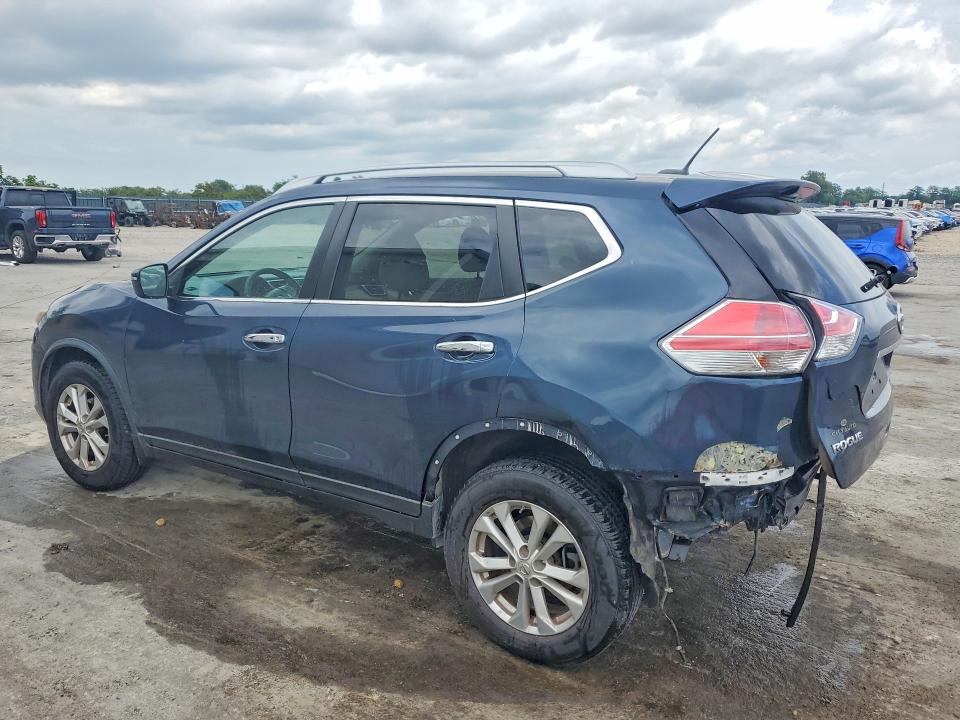 2016 Nissan VIN KNMAT2MT2GP657010 COPART salvage auction — REAR END, Mo - Salvage Certificate Of Title, sold $625 on 2026-07-27 (photo 2)