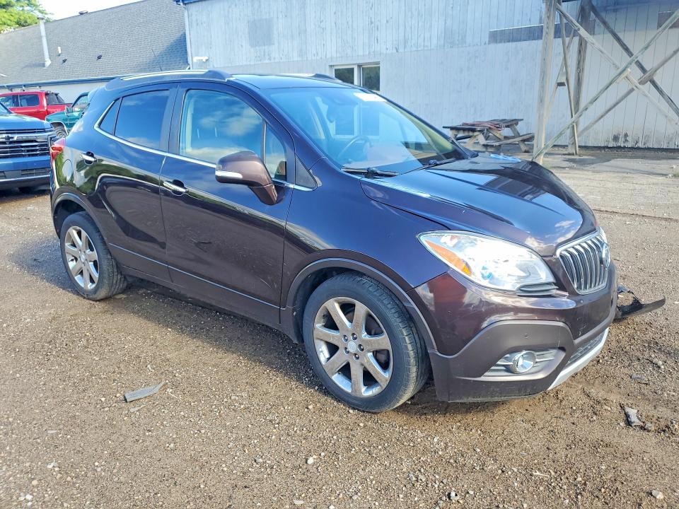 2014 Buick Encore VIN KL4CJHSB4EB625711 COPART salvage auction — FRONT END, Mi - Certificate Of Title, sold $600 on 2026-07-15 (photo 4)