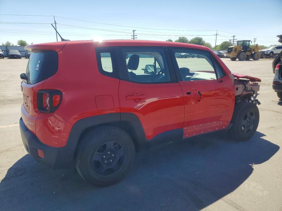 2016 Jeep VIN ZACCJAAT6GPD57888 COPART salvage auction — FRONT END, ID - SALVAGE CERTIFICATE OF TITLE, sold $1,650 on 2026-07-16 (photo 3)