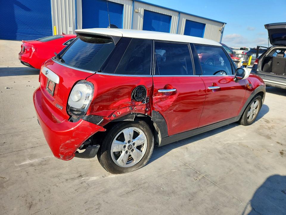 2015 Mini Cooper VIN WMWXS5C50FT828373 COPART salvage auction — REAR END, Tx - Salvage Vehicle Title, sold $1,400 on 2026-07-24 (photo 3)