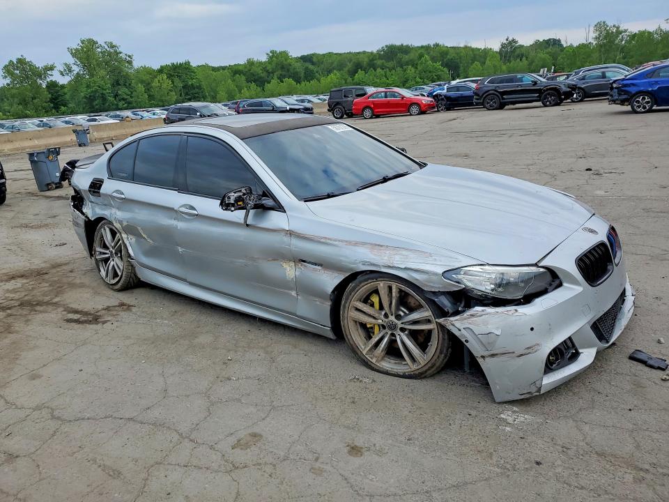 2016 BMW 5er VIN WBA5B3C59GG253924 COPART salvage auction — REAR END, Ct - Cert Of Title-Salvage, sold $325 on 2026-07-28 (photo 4)