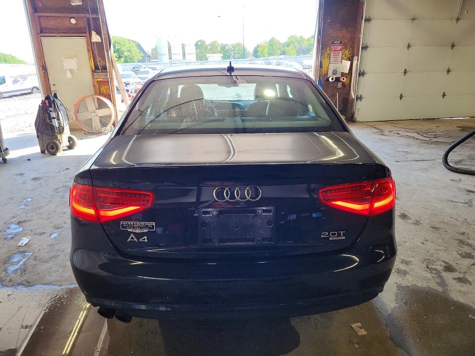 2013 Audi A4 VIN WAUFFAFL3DA125880 COPART salvage auction — FRONT END, Pa - Certificate Of Salvage, sold $1,000 on 2026-07-16 (photo 6)