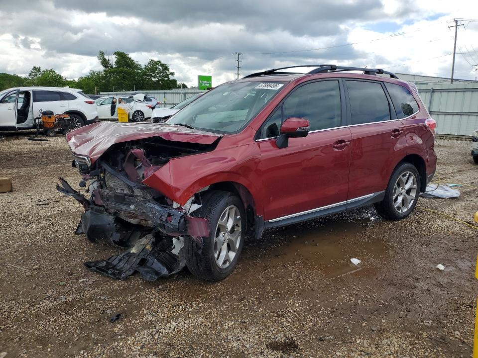 2015 Subaru Forester VIN JF2SJAWC5FH805906 COPART salvage auction — FRONT END, IL - SALVAGE CERTIFICATE, sold $475 on 2026-07-29 (photo 1)