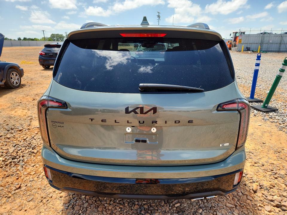 2025 Kia Telluride VIN 5XYP3DGC9SG674755 COPART salvage auction — HAIL, MO - SALVAGE CERTIFICATE OF TITLE, sold $8,300 on 2026-07-29 (photo 6)