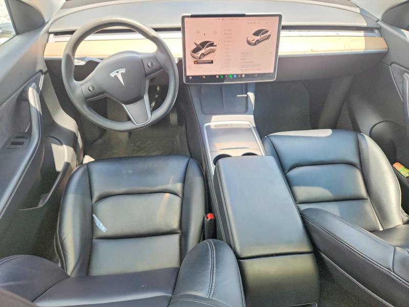 2022 Tesla Model y VIN 7SAYGAEE8NF393802 COPART salvage auction — FRONT END, Ga - Cert Of Title-Salvage, sold $400 on 2026-07-21 (photo 8)