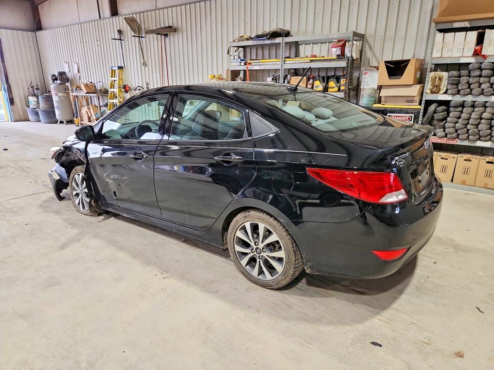 2017 Hyundai Accent VIN KMHCT4AE1HU333586 COPART salvage auction — FRONT END, Pa - Certificate Of Salvage, sold $500 on 2026-07-24 (photo 2)