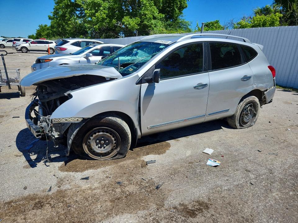 2014 Nissan Rogue VIN JN8AS5MT8EW623441 COPART salvage auction — FRONT END, MO - SALVAGE CERTIFICATE OF TITLE, sold $325 on 2026-07-24 (photo 1)