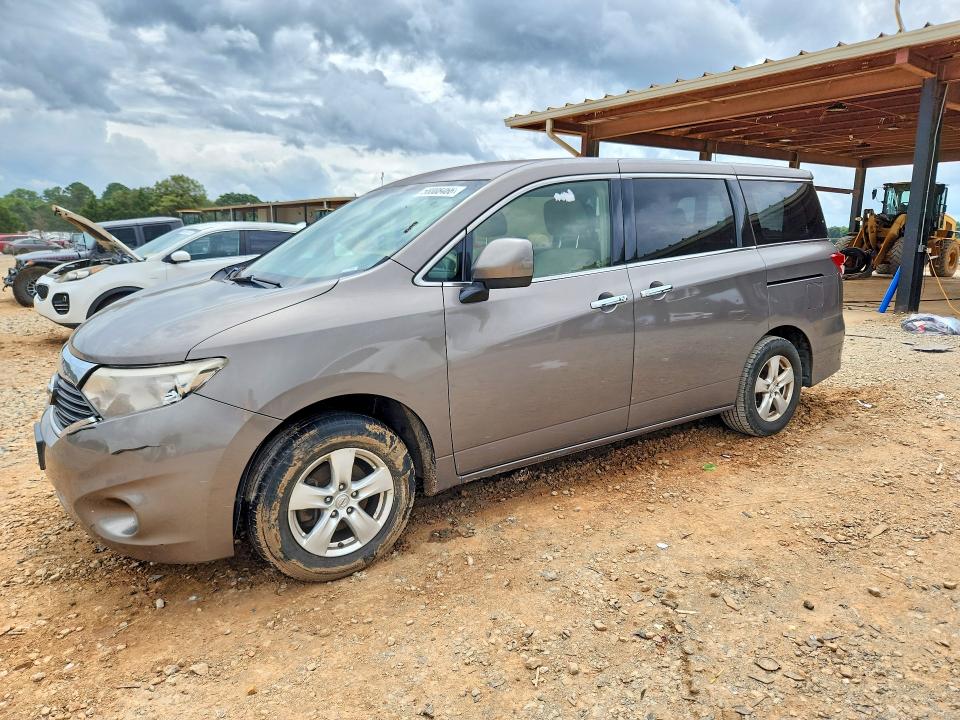 2015 Nissan Quest VIN JN8AE2KP3F9126969 COPART salvage auction — FRONT END, Tn - Certificate Of Title, sold $725 on 2026-07-08 (photo 1)