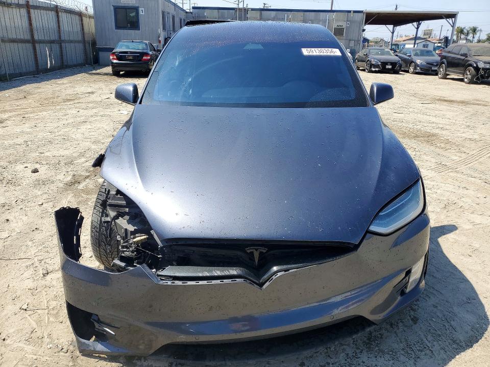 2020 Tesla Model x VIN 5YJXCDE26LF236262 COPART salvage auction — FRONT END, Ca - Salvage Certificate, sold $7,600 on 2026-07-16 (photo 5)