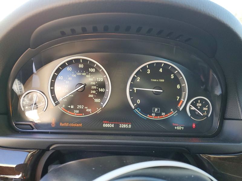2015 BMW 5er VIN WBA5A7C57FD621723 COPART salvage auction — FRONT END, Co - Public - Salvage Title, sold $4,500 on 2026-07-09 (photo 9)