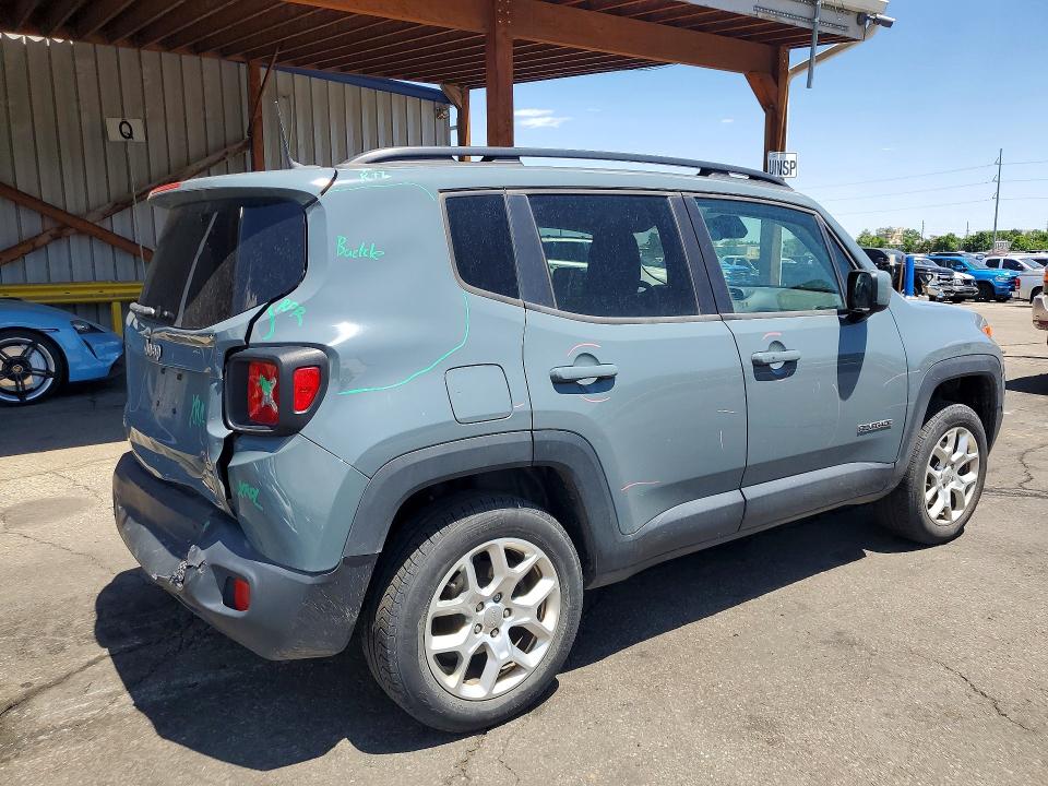 2017 Jeep Renegade VIN ZACCJBBB1HPG27896 COPART salvage auction — REAR END, CO - PUBLIC - SALVAGE TITLE (P), sold $3,550 on 2026-07-02 (photo 3)