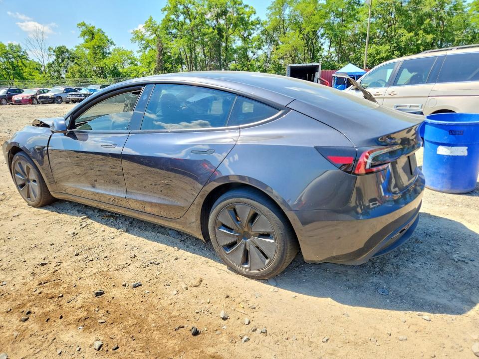 2025 Tesla Model 3 VIN 5YJ3E1EA2SF966327 COPART salvage auction — FRONT END, Md - Cert Of Salvage > 75% Damage, sold $12,400 on 2026-08-25 (photo 2)