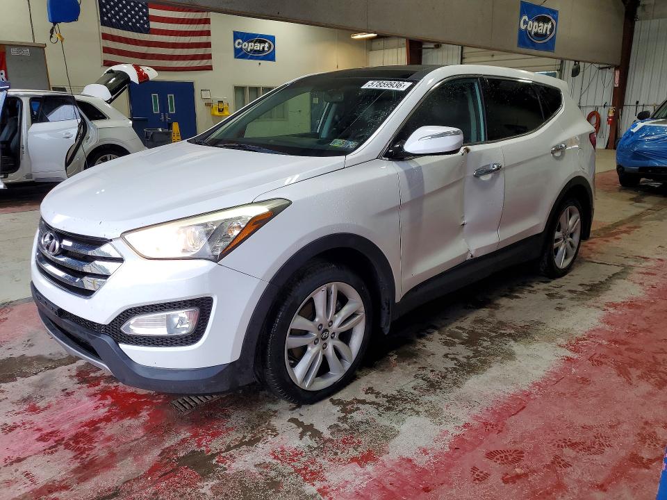 2013 Hyundai VIN 5XYZWDLAXDG026977 COPART salvage auction — SIDE, Pa - Certificate Of Salvage, sold $1,650 on 2026-07-06 (photo 1)