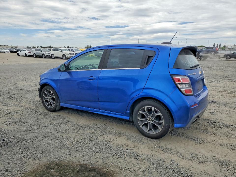 2017 Chevrolet SONIC VIN 1G1JD6SB3H4135528 COPART salvage auction — FRONT END, Ca - Salvage Certificate, sold $525 on 2026-07-09 (photo 2)