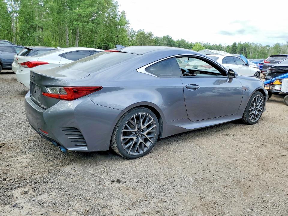2015 Lexus Rc 350 VIN JTHSE5BC5F5000438 COPART salvage auction — FRONT END, On - Permit No Brand - Unfit, sold $5,200 on 2026-07-09 (photo 3)