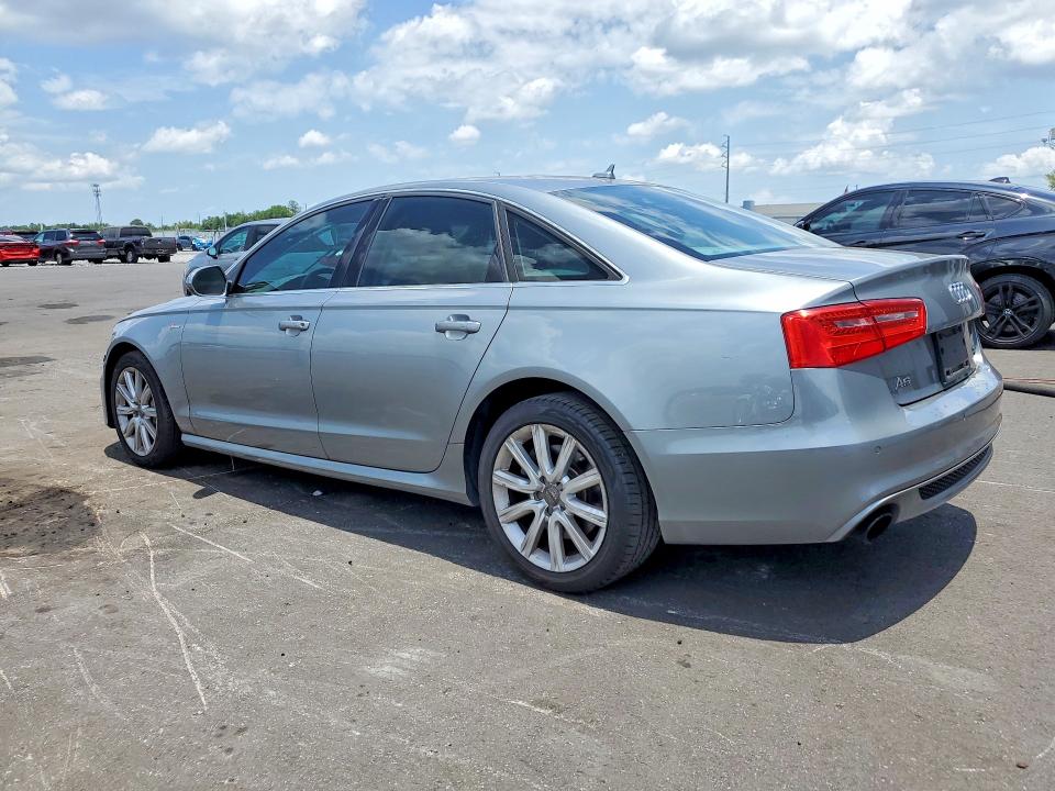 2013 Audi A6 VIN WAUHGAFC4DN041968 COPART salvage auction — FRONT END, Fl - Cert Of Title Slvg Rebuildable, sold $750 on 2026-07-06 (photo 2)