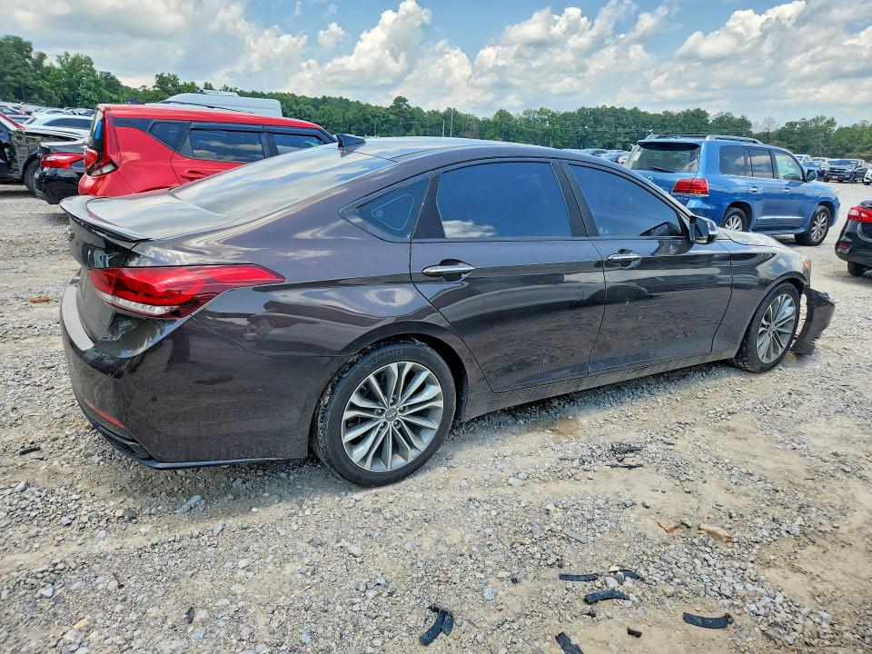 2016 Hyundai Genesis VIN KMHGN4JE4GU126653 COPART salvage auction — FRONT END, Al - Cert Of Title-Salvage Title, sold $3,250 on 2026-07-14 (photo 3)