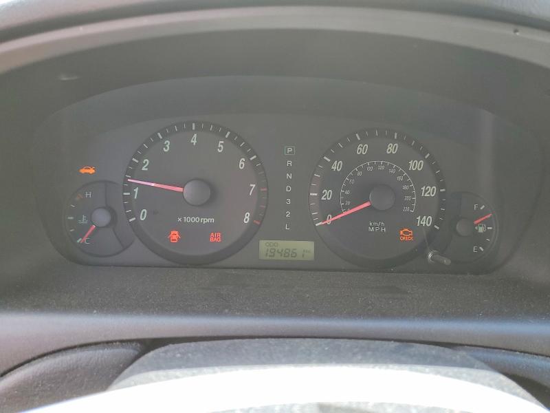 2006 Hyundai Elantra VIN KMHDN46D16U378443 COPART salvage auction — REAR END, Md - Cert Of Salvage > 75% Damage, sold $225 on 2026-07-06 (photo 9)