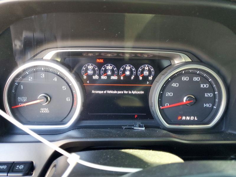 2020 Chevrolet Silverado VIN 1GCUYGEL2LZ291803 COPART salvage auction — FRONT END, Fl - Cert Of Title Slvg Rebuildable, sold $6,200 on 2026-08-01 (photo 9)