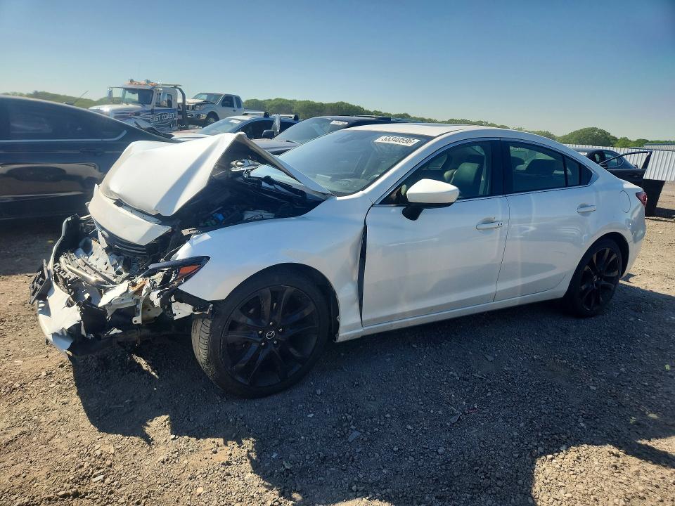 2016 Mazda 6 VIN JM1GJ1W55G1400936 COPART salvage auction — FRONT END, Ma - Cert Of Title-Reconstrctd Coll, sold $400 on 2026-07-15 (photo 1)