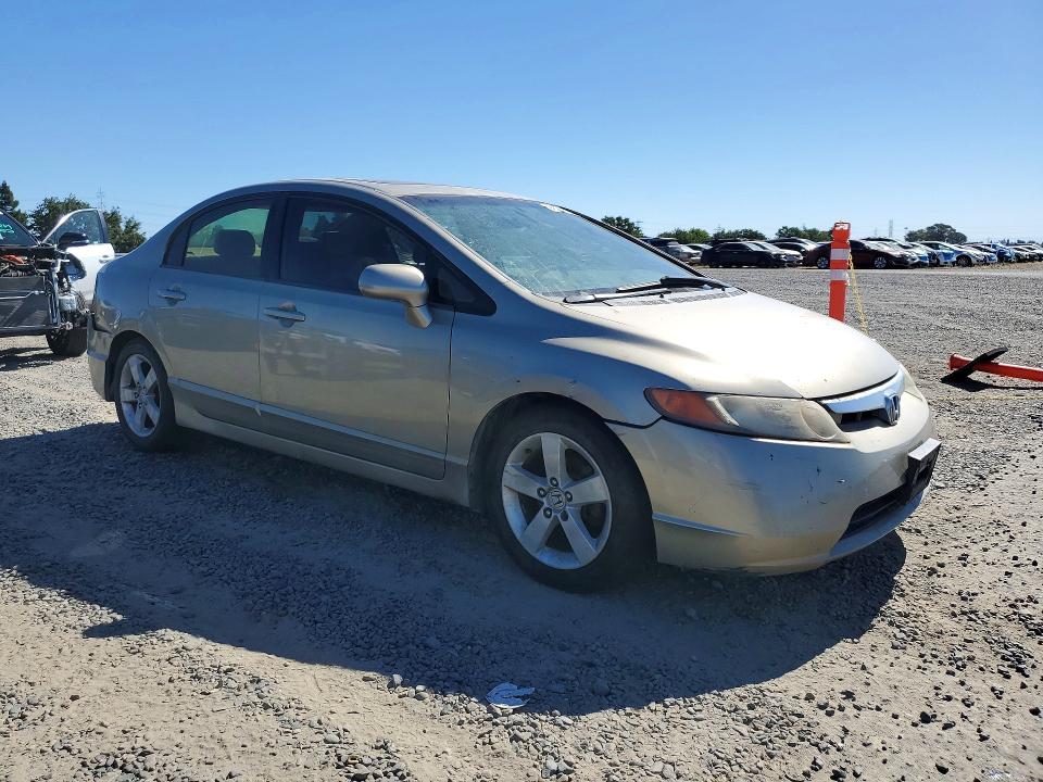 2007 Honda Civic VIN JHMFA16837S007449 COPART salvage auction — REAR END, Ca - Salvage Certificate, sold $850 on 2026-07-07 (photo 4)