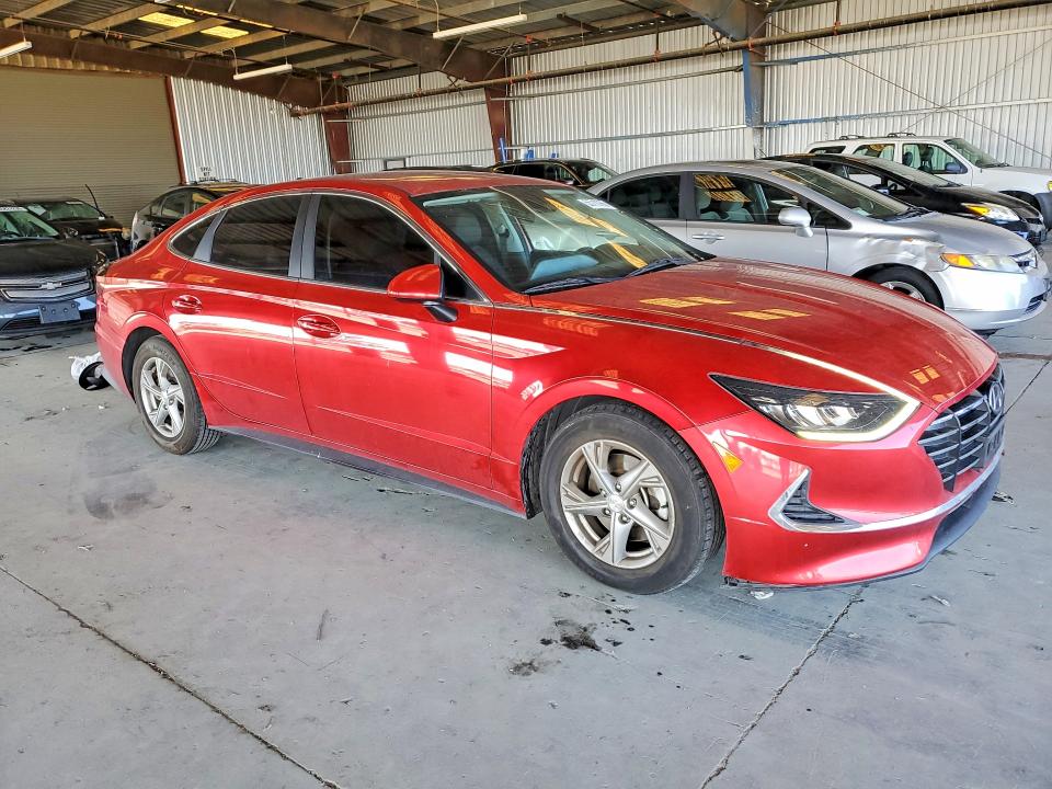 2021 Hyundai Sonata VIN 5NPEG4JA0MH079517 COPART salvage auction — FRONT END, Ca - Salvage Certificate, sold $3,100 on 2026-07-13 (photo 4)