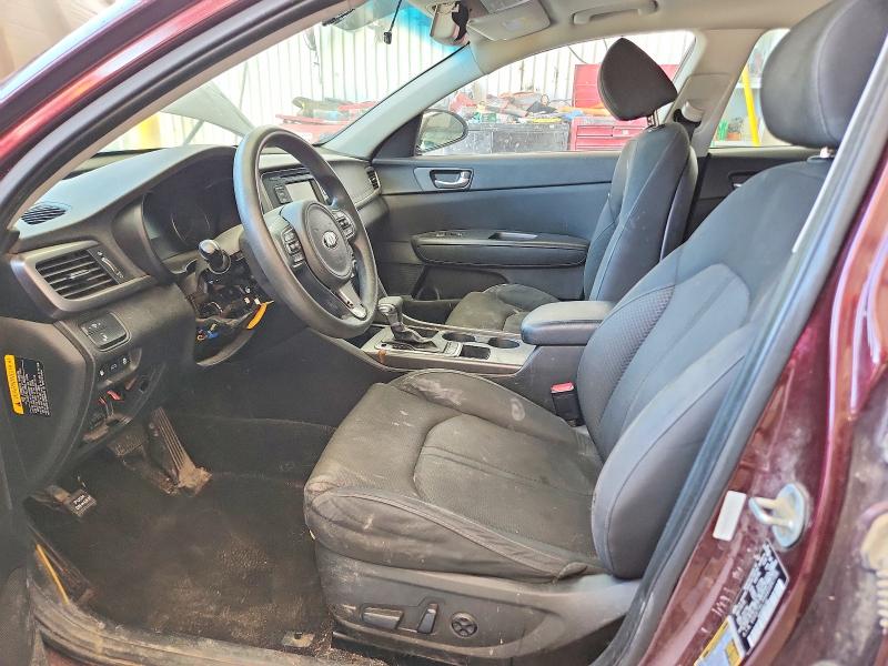2016 Kia Optima VIN 5XXGT4L34GG084738 COPART salvage auction — FRONT END, Ne - Cert Of Title-Salvage, sold $975 on 2026-07-07 (photo 7)
