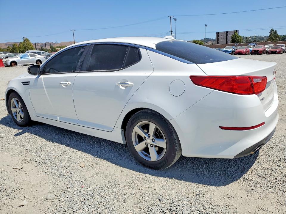 2015 Kia Optima VIN 5XXGM4A74FG489631 COPART salvage auction — VANDALISM, Ca - Salvage Certificate, sold $2,050 on 2026-07-08 (photo 2)