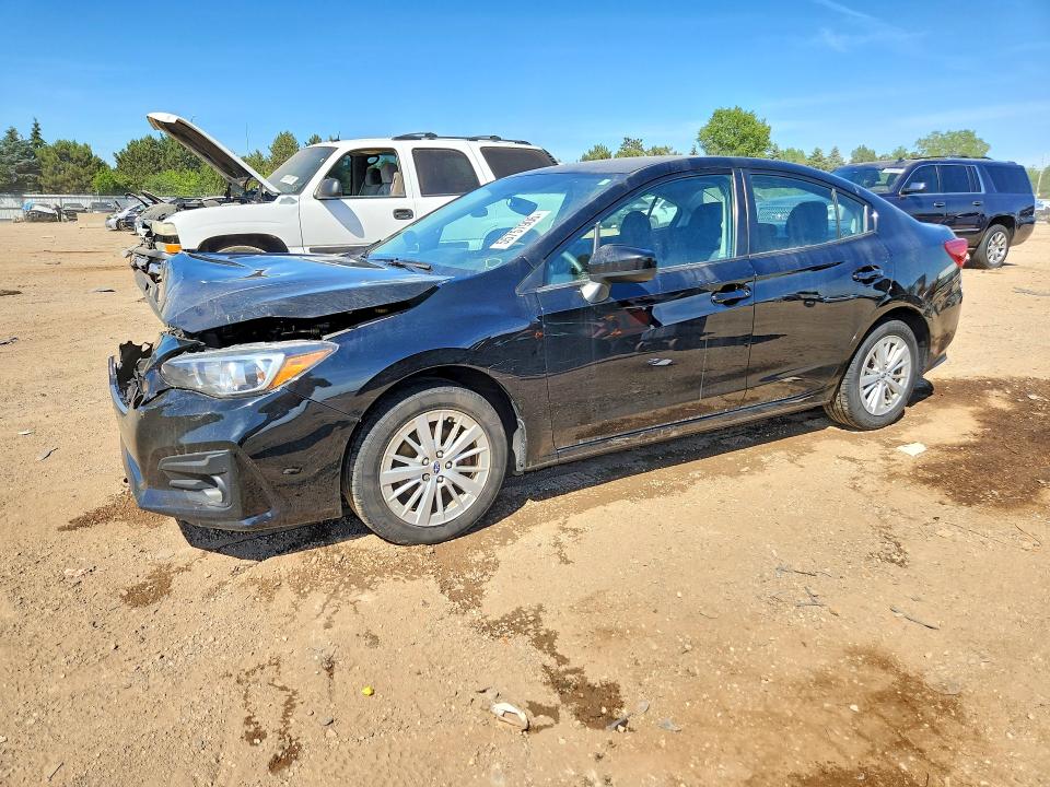 2017 Subaru Impreza VIN 4S3GKAB64H3616696 COPART salvage auction — FRONT END, Il - Salvage Certificate, sold $1,050 on 2026-07-09 (photo 1)