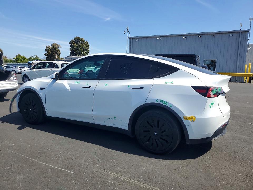 2022 Tesla VIN 7SAYGDEE4NF434864 COPART salvage auction — FRONT END, Ca - Salvage Certificate, sold $9,700 on 2026-07-15 (photo 2)