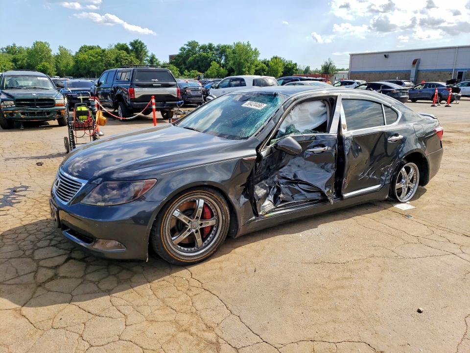 2009 Lexus Ls 460 VIN JTHCL46F595000260 COPART salvage auction — SIDE, CT - CERT OF TITLE-SALVAGE, sold $750 on 2026-07-10 (photo 1)